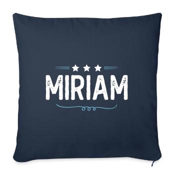 Miriam - Sofakissenbezug 45 x 45 cm - Navy - Vorne