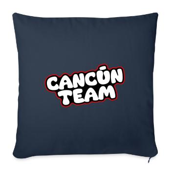 Cancun Team - Sofa pillowcase 17,3'' x 17,3'' (45 x 45 cm) - navy - Front