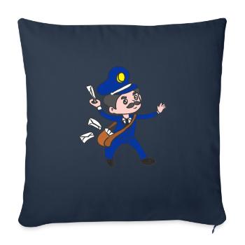 Postman Postman Postman - Sofa pillowcase 17,3'' x 17,3'' (45 x 45 cm) - navy - Front
