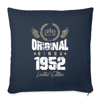1952 limited edition - Sofa pillowcase 17,3'' x 17,3'' (45 x 45 cm) - navy - Front