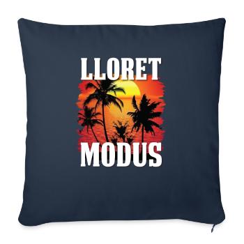 Lloret de Mar mode - Sofa pillowcase 17,3'' x 17,3'' (45 x 45 cm) - navy - Front