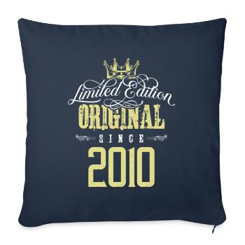 Édition limitée 2010 - Housse de coussin décorative 45 x 45 cm - bleu marine - Devant
