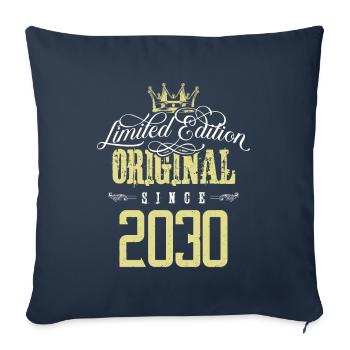 2030 limited edition - Sofa pillowcase 17,3'' x 17,3'' (45 x 45 cm) - navy - Front
