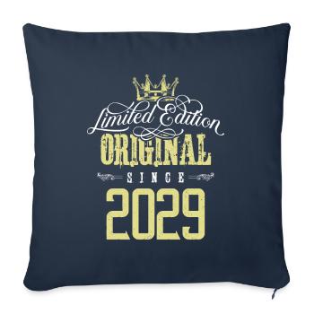 2029 limited edition - Sofa pillowcase 17,3'' x 17,3'' (45 x 45 cm) - navy - Front