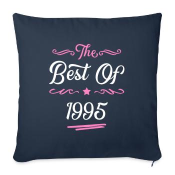 1995 best of - Housse de coussin décorative 45 x 45 cm - bleu marine - Devant