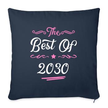 2030 best of - Sofa pillowcase 17,3'' x 17,3'' (45 x 45 cm) - navy - Front