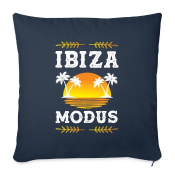Ibiza Mode - Housse de coussin décorative 45 x 45 cm - bleu marine - Devant