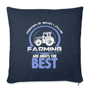 farming traktor - Sofakissenbezug 45 x 45 cm - Navy - Vorne