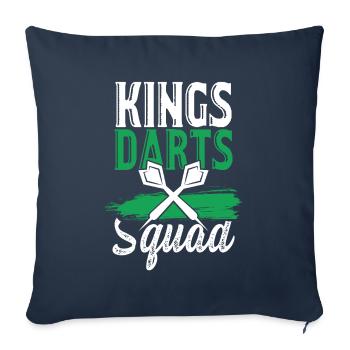 king dart - Sofakissenbezug 45 x 45 cm - Navy - Vorne