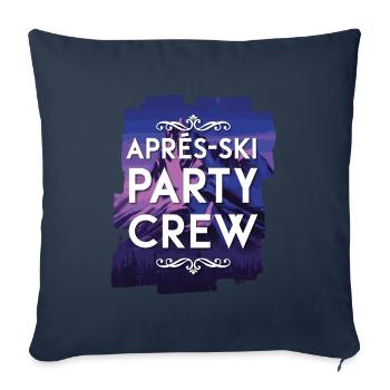Apres SKi Party Crew - Sofa pillowcase 17,3'' x 17,3'' (45 x 45 cm) - navy - Front