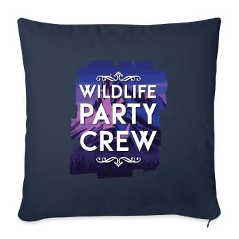 Wildlife Party Crew - Sofakissenbezug 45 x 45 cm - Navy - Vorne