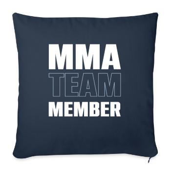 Mma Team - Sofa pillowcase 17,3'' x 17,3'' (45 x 45 cm) - navy - Front