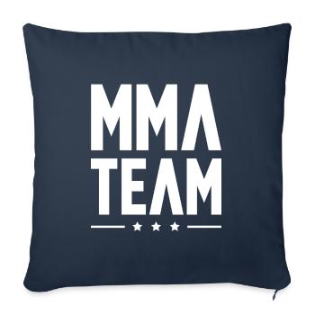 L’équipe MMA - Housse de coussin décorative 45 x 45 cm - bleu marine - Devant