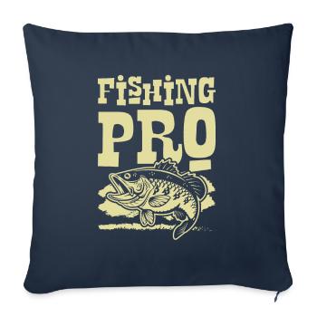 Fishing Pro - Sofakissenbezug 45 x 45 cm - Navy - Vorne
