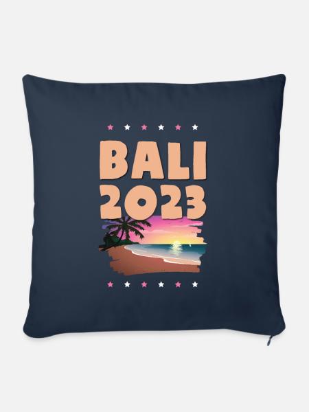 Bali 2023 - Sofakissenbezug 45 x 45 cm - Navy