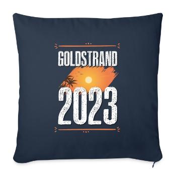 Goldstrand 2023 - Sofakissenbezug 45 x 45 cm - Navy - Vorne