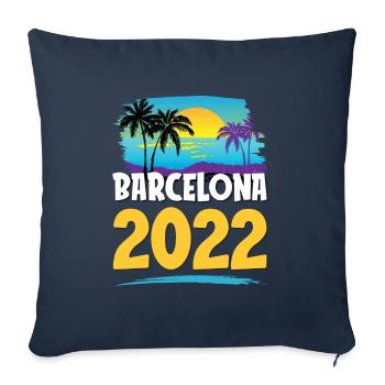 Barcelona 2023 - Sofakissenbezug 45 x 45 cm - Navy - Vorne