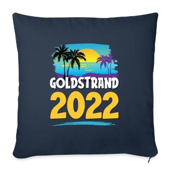 Goldstrand 2023 - Sofakissenbezug 45 x 45 cm - Navy - Vorne