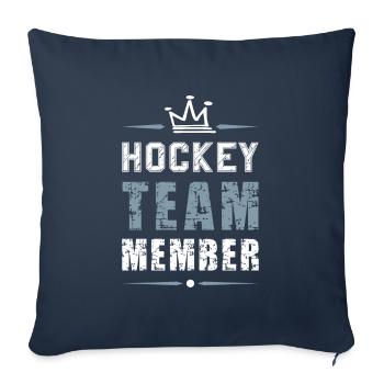 Hockey Team - Sofakissenbezug 45 x 45 cm - Navy - Vorne