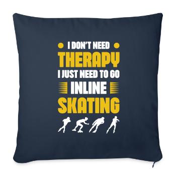 skate therapie - Sofakissenbezug 45 x 45 cm - Navy - Vorne