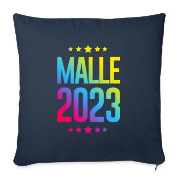 Malle 2023 - Sofa pillowcase 17,3'' x 17,3'' (45 x 45 cm) - navy - Front