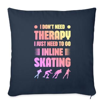 skate therapie - Sofakissenbezug 45 x 45 cm - Navy - Vorne