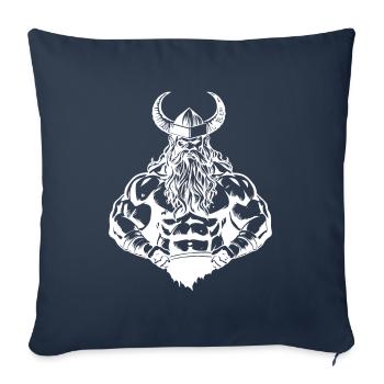 Viking Muscles Workout Fitness - Sofa pillowcase 17,3'' x 17,3'' (45 x 45 cm) - navy - Front