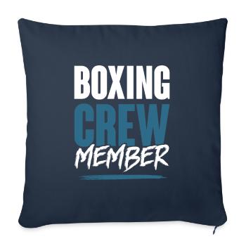 Boxing Crew - Sofakissenbezug 45 x 45 cm - Navy - Vorne