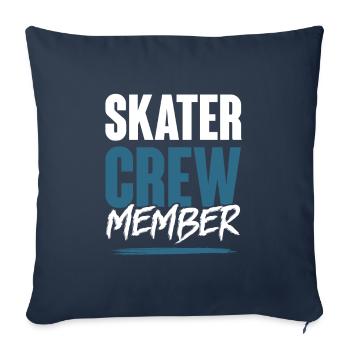 Skater Crew - Sofa pillowcase 17,3'' x 17,3'' (45 x 45 cm) - navy - Front