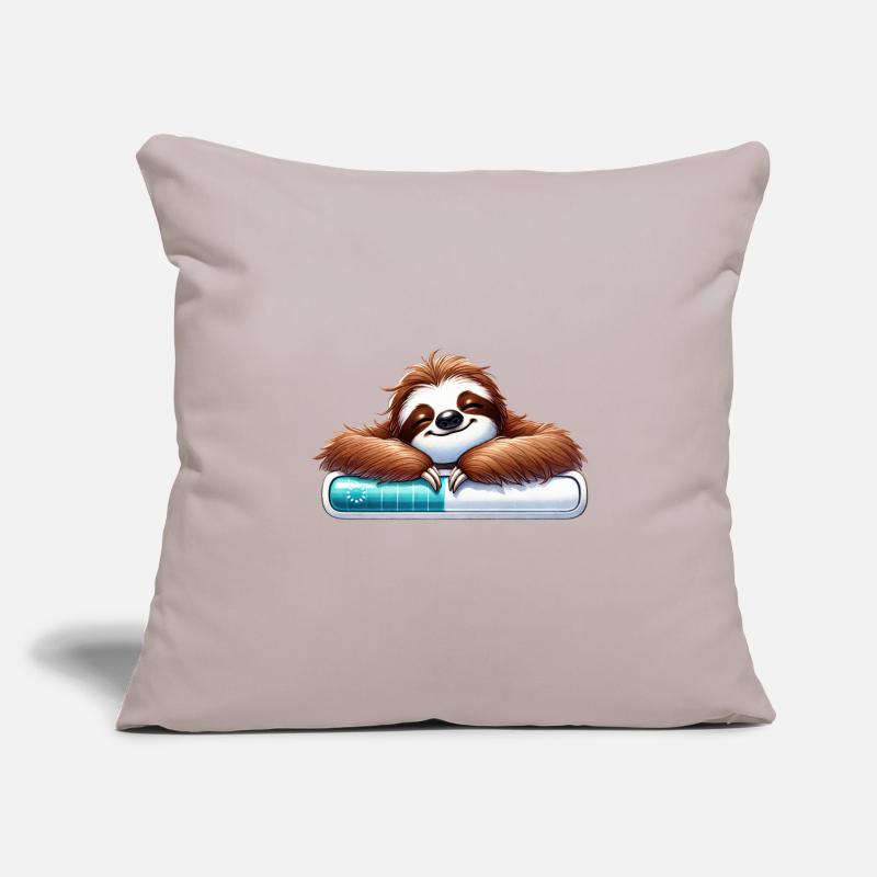 Barra di caricamento bradipo rilassata Copricuscino per divano, 45 x 45 cm