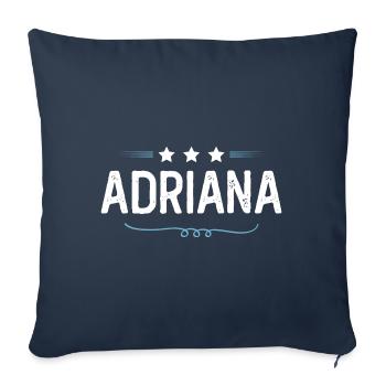 Adriana - Sofa pillowcase 17,3'' x 17,3'' (45 x 45 cm) - navy - Front