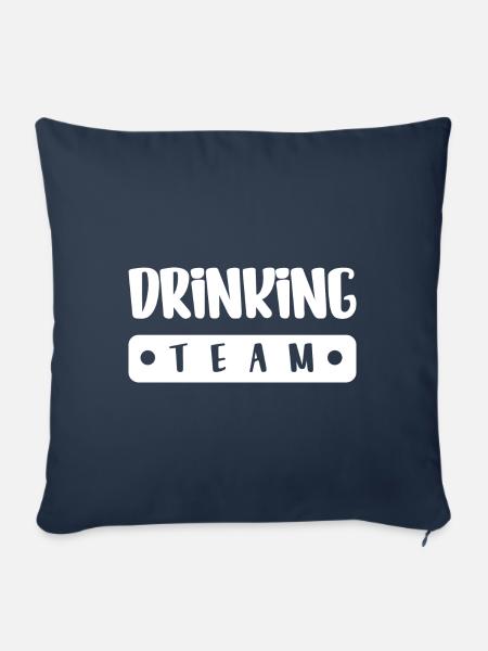 Drinking Team - Sofakissenbezug 45 x 45 cm - Navy