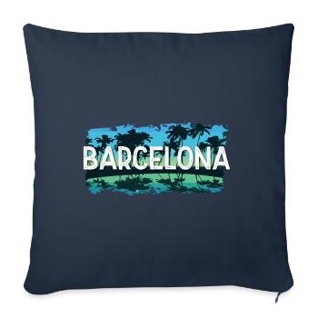 Barcelona - Sofa pillowcase 17,3'' x 17,3'' (45 x 45 cm) - navy - Front