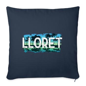 Lloret De Mar - Sofa pillowcase 17,3'' x 17,3'' (45 x 45 cm) - navy - Front