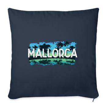 Majorque - Housse de coussin décorative 45 x 45 cm - bleu marine - Devant