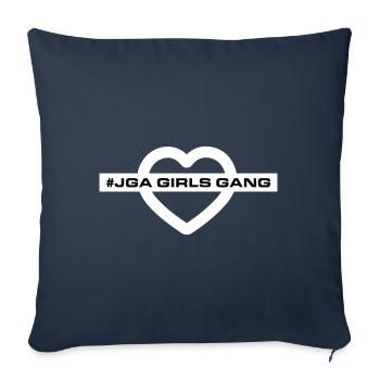 Enterrement de vie de jeune fille - Housse de coussin décorative 45 x 45 cm - bleu marine - Devant