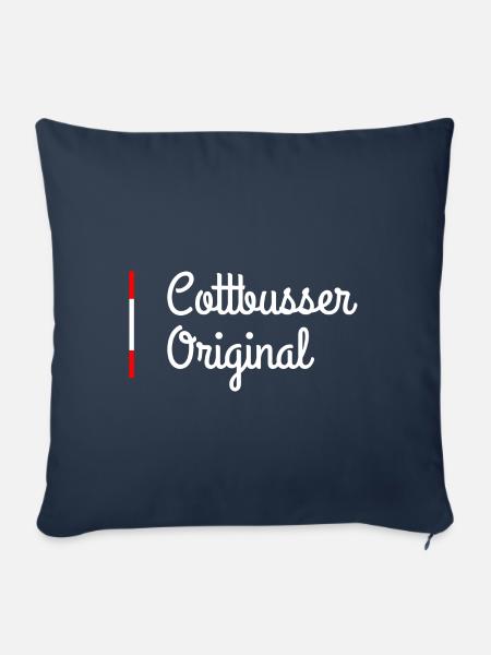 Cottbus - Sofakissenbezug 45 x 45 cm - Navy