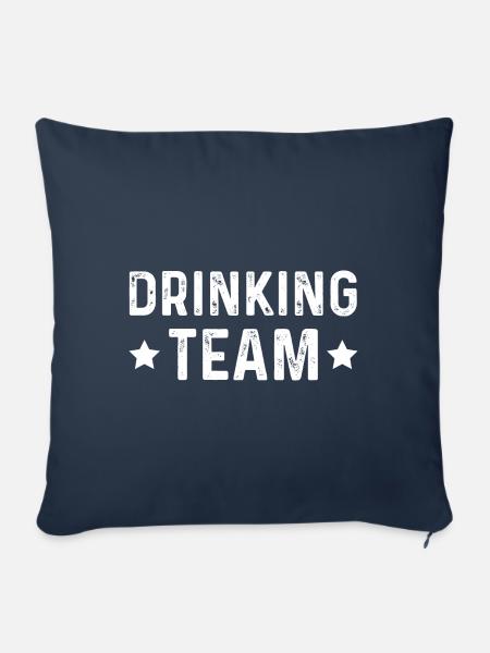 Drinking Team - Sofakissenbezug 45 x 45 cm - Navy