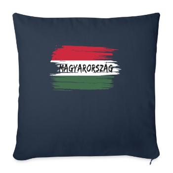 Magyarorszag Hungary Flag - Sofa pillowcase 17,3'' x 17,3'' (45 x 45 cm) - navy - Front