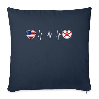 Jersey - Sofa pillowcase 17,3'' x 17,3'' (45 x 45 cm) - navy - Front