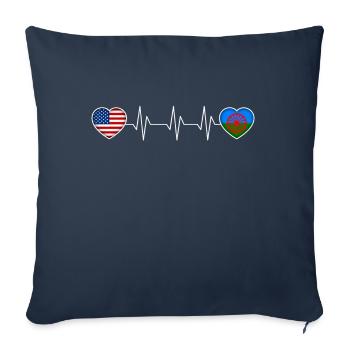 Roma - Sofa pillowcase 17,3'' x 17,3'' (45 x 45 cm) - navy - Front