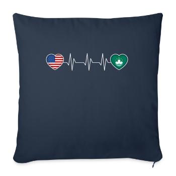 Macau - Sofa pillowcase 17,3'' x 17,3'' (45 x 45 cm) - navy - Front