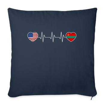 Transnistrien - Sofakissenbezug 45 x 45 cm - Navy - Vorne