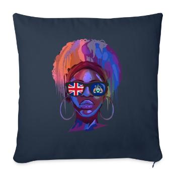 Ascension - Sofa pillowcase 17,3'' x 17,3'' (45 x 45 cm) - navy - Front