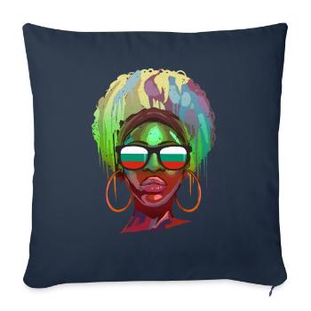 Bulgaria - Sofa pillowcase 17,3'' x 17,3'' (45 x 45 cm) - navy - Front