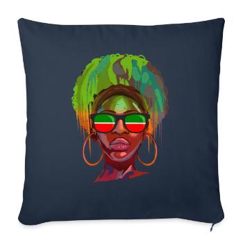 Tatarstan - Sofa pillowcase 17,3'' x 17,3'' (45 x 45 cm) - navy - Front