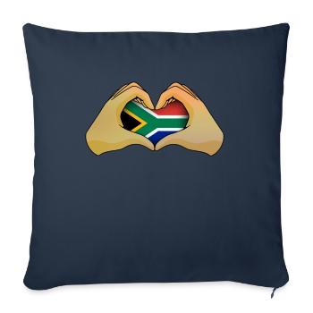 South Africa - Sofa pillowcase 17,3'' x 17,3'' (45 x 45 cm) - navy - Front