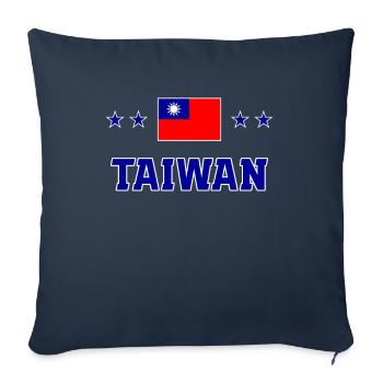 Taiwan - Sofakissenbezug 45 x 45 cm - Navy - Vorne