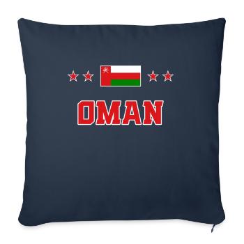 Oman - Sofa pillowcase 17,3'' x 17,3'' (45 x 45 cm) - navy - Front
