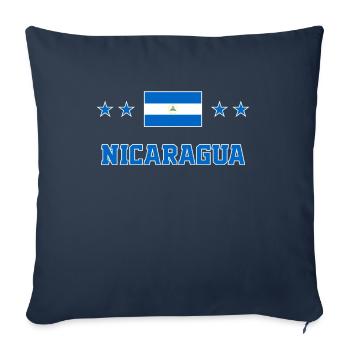 Nicaragua - Sofa pillowcase 17,3'' x 17,3'' (45 x 45 cm) - navy - Front